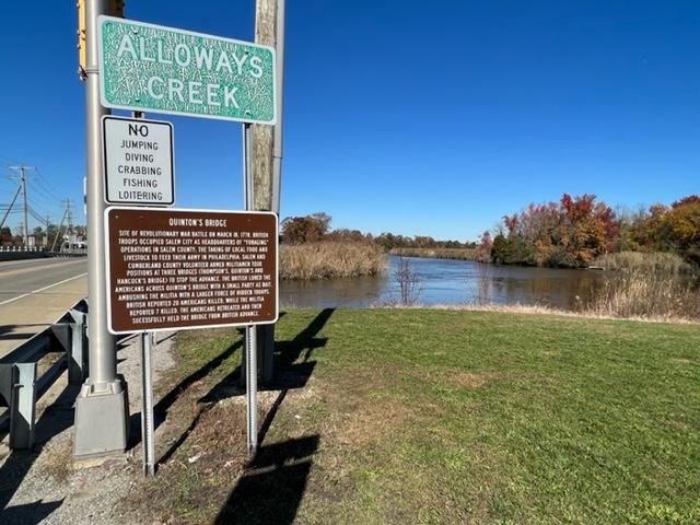 Quinton’s Bridge at Alloways Creek                                     Route 49 at Quinton-Alloway Road                                   Salem, NJ&nbsp;08079