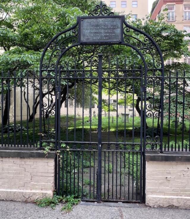 Third Shearith Israel Cemetery                                             98-110 West 21st Street                                            New York, NY&nbsp;10011